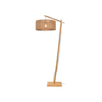 Lampadaire liseuse Iguazu bras naturel jute naturel tambour 50 cm E27