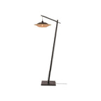 Lampadaire liseuse Kalimantan bras noir 44 cm E27