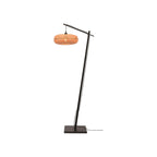 Lampadaire liseuse Palawan bras noir 40 cm E27