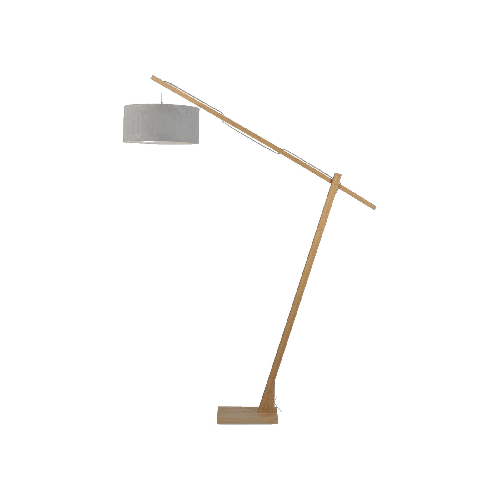 Lampadaire Montblanc gris clair 47 cm E27