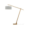 Lampadaire Montblanc lin clair 60 cm E27