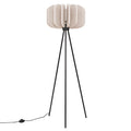 Lampadaire Mula 45 trépied feutre beige E27