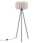 Lampadaire Mula 45 trépied feutre beige E27