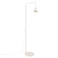 Lampadaire Nox cône acier beige E14