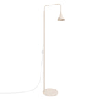 Lampadaire Nox cône acier beige E14