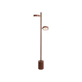 Lampadaire Okinawa frêne 2 abat-jours brun