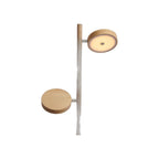 Lampadaire Okinawa frêne 2 abat-jours naturel