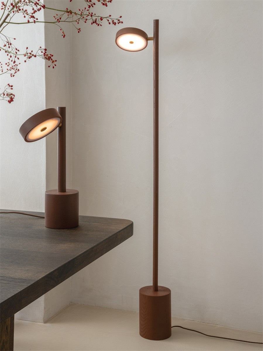Lampadaire Okinawa frêne brun, vue 3