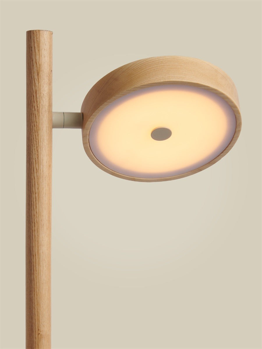 Lampadaire Okinawa frêne naturel, vue 5