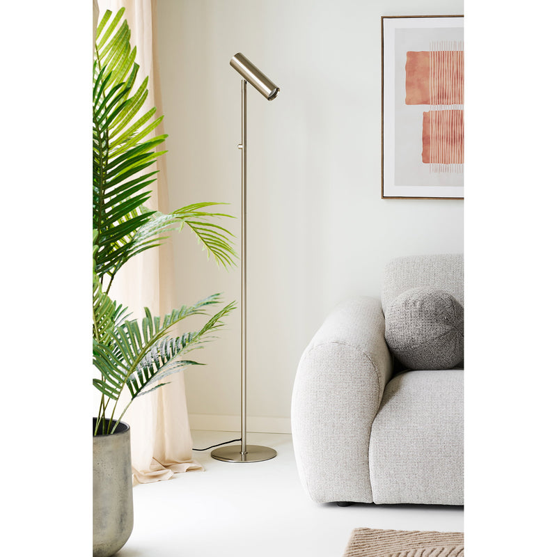 Dimensions Adjustable Silver Steel Paris Floor Lamp