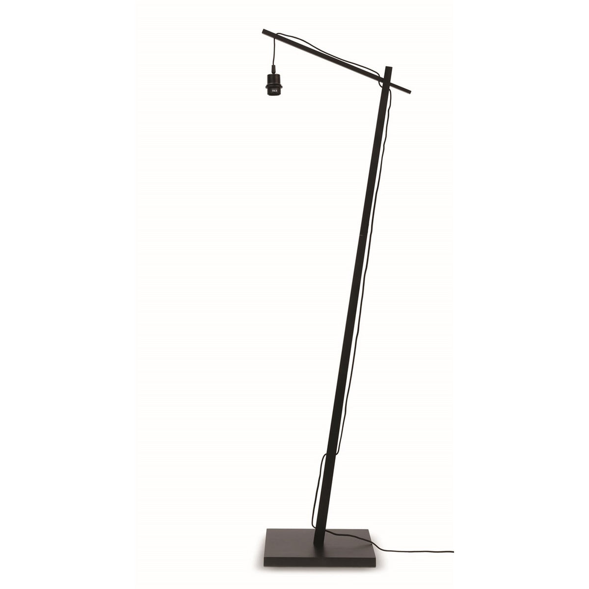 Structure du lampadaire Tahiti sans son abat-jour avec le bras et la douille suspendue