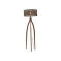 Lampadaire trépied Java naturel bicolore 50 cm E27