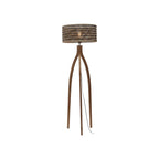 Lampadaire trépied Java naturel bicolore 50 cm E27