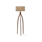 Lampadaire trépied Java bambou naturel 50 cm E27