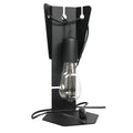 Lampe à poser Arby en acier noir E27 ampoule apparente