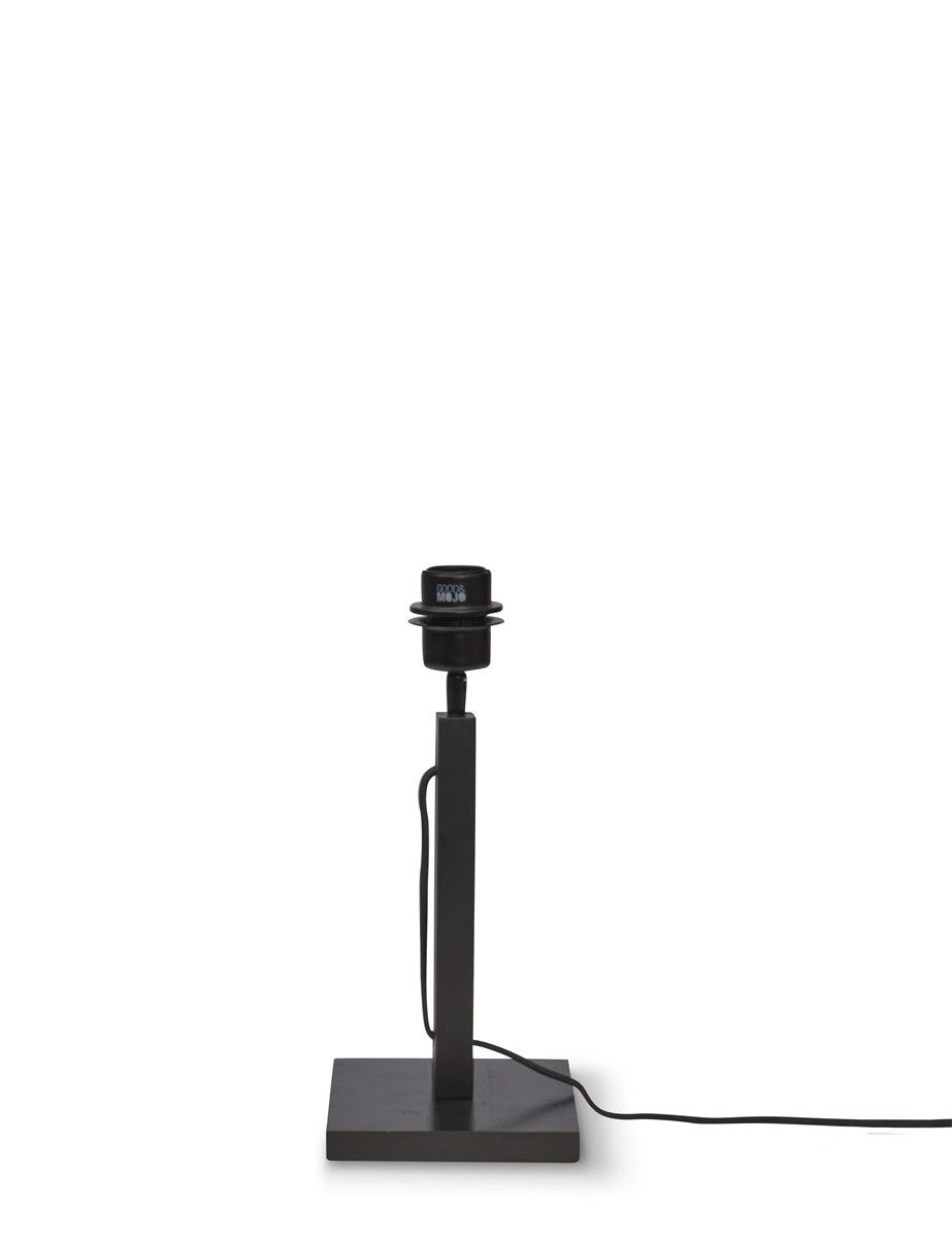 Lampe a poser Bhutan bambou noir ronde 25 cm E27, vue 8
