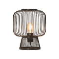 Lampe à poser Cango bambou noir E27