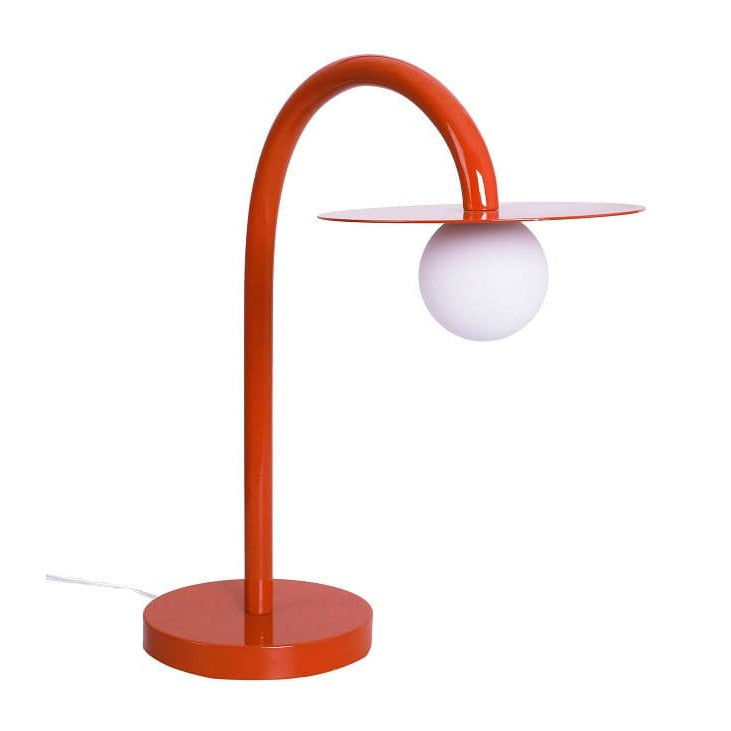 Lampe à poser Enigma rouge, vue 3
