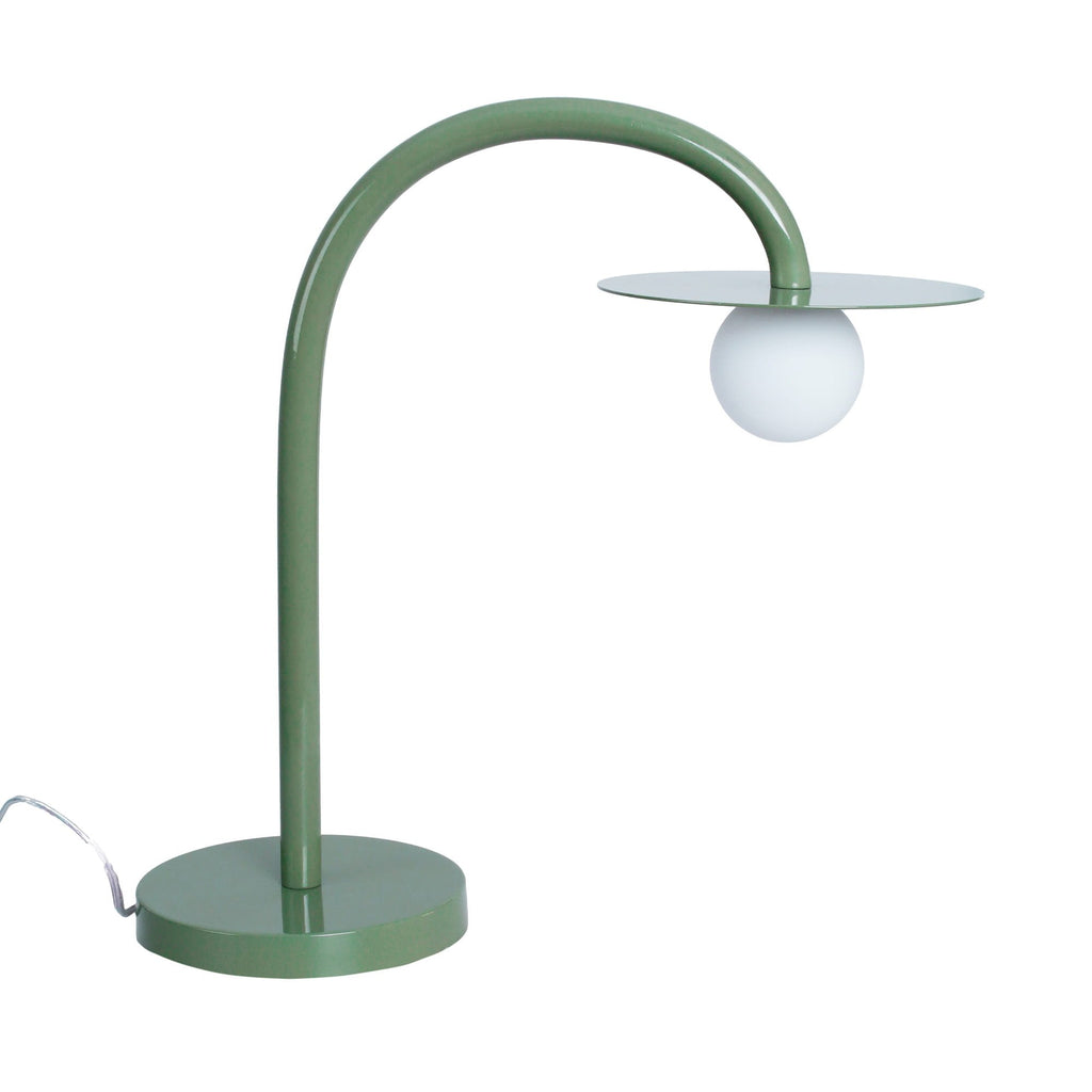 Lampe à poser Enigma verte, vue 2