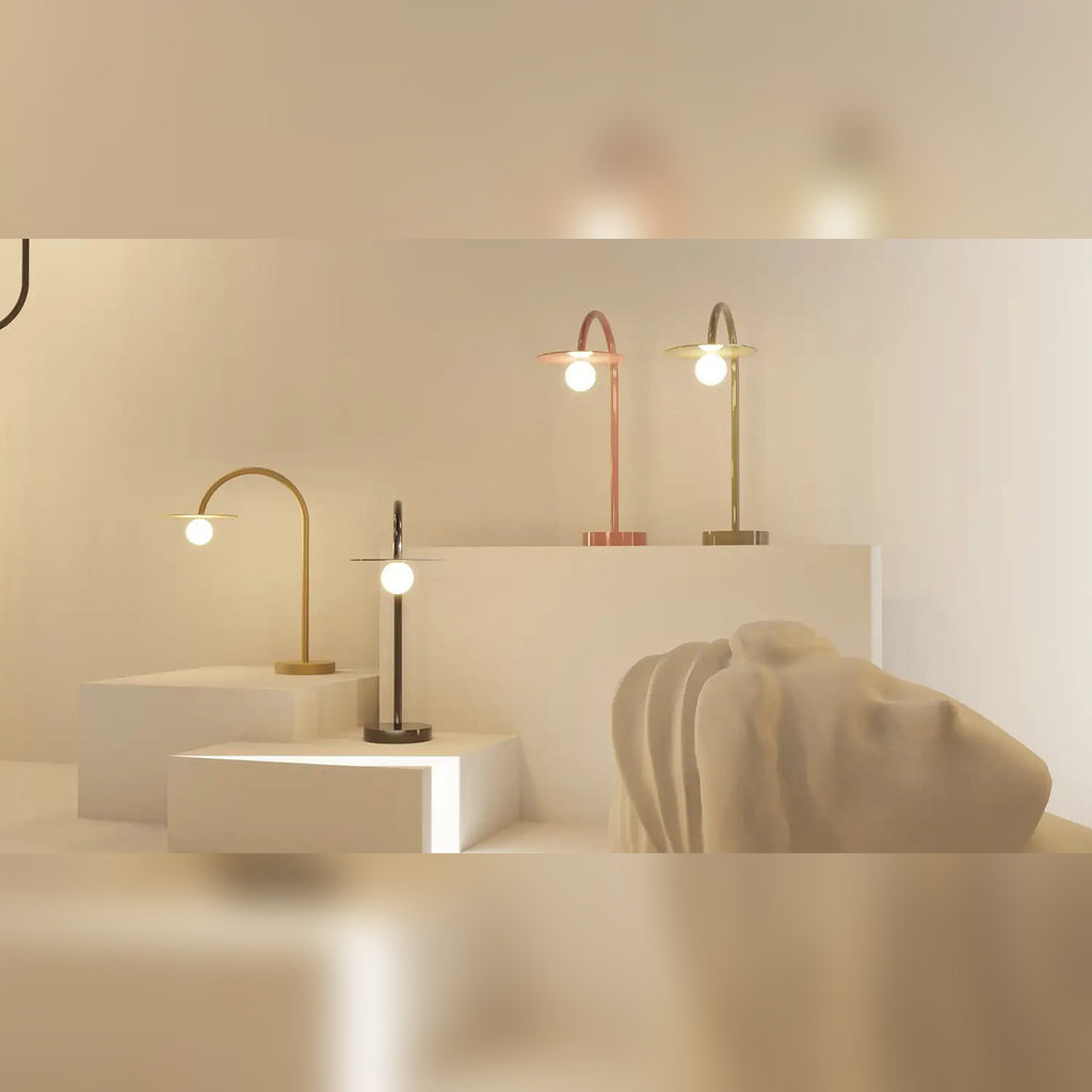 Lampe à poser Enigma verte