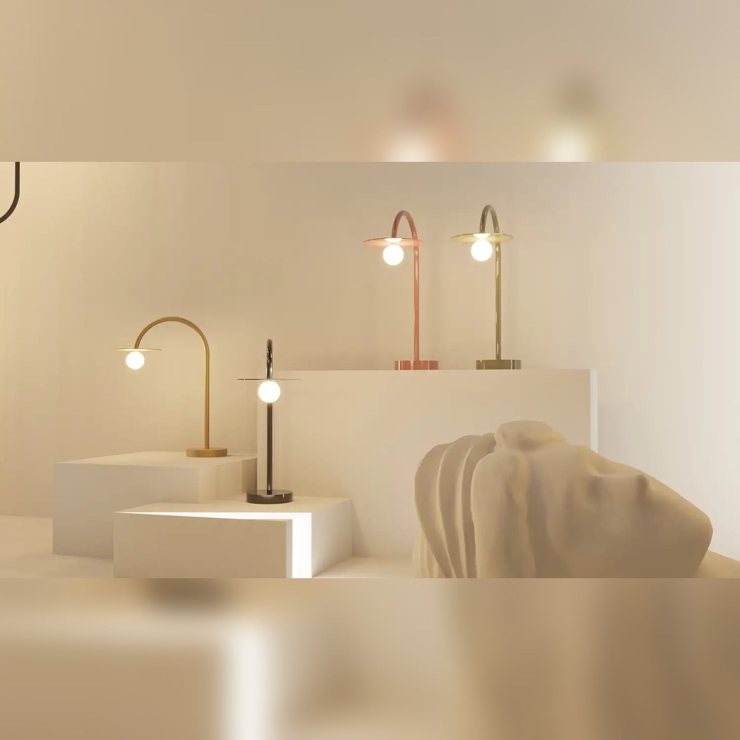 Lampe à poser Enigma verte