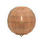 Lampe à poser Iguazu jute globe naturel 25 cm E27