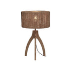 Lampe à poser Iguazu trépied bambou naturel 30 cm E27