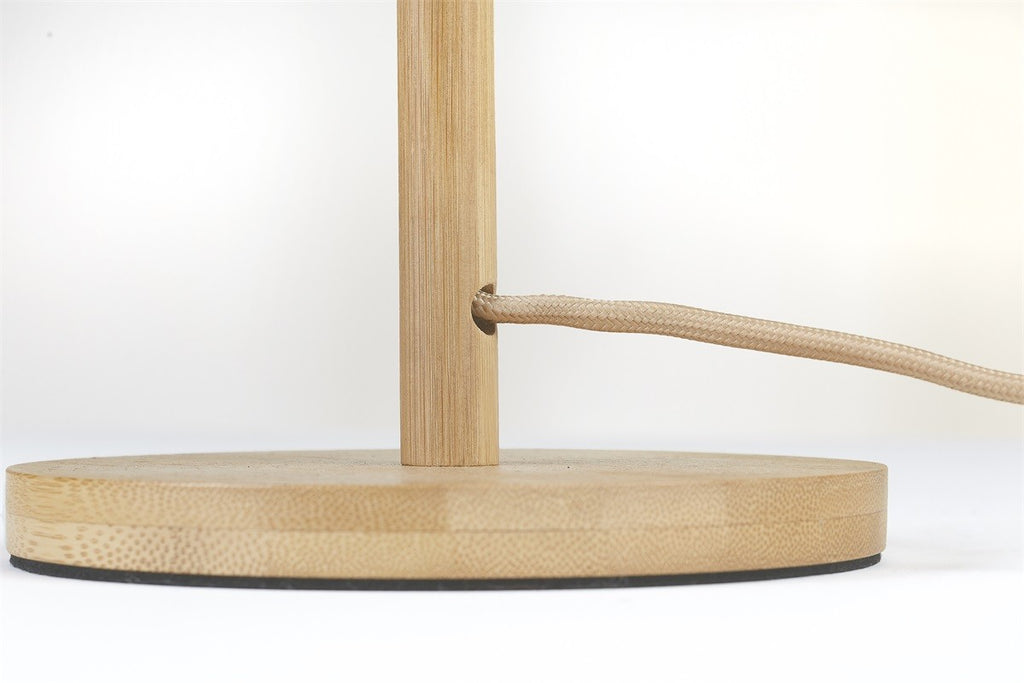Lampe à poser Java bambou naturel GU10, vue 6