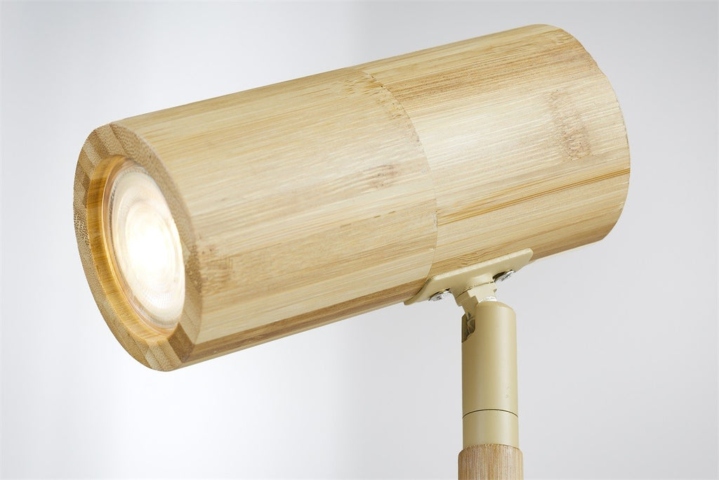 Lampe à poser Java bambou naturel GU10, vue 9