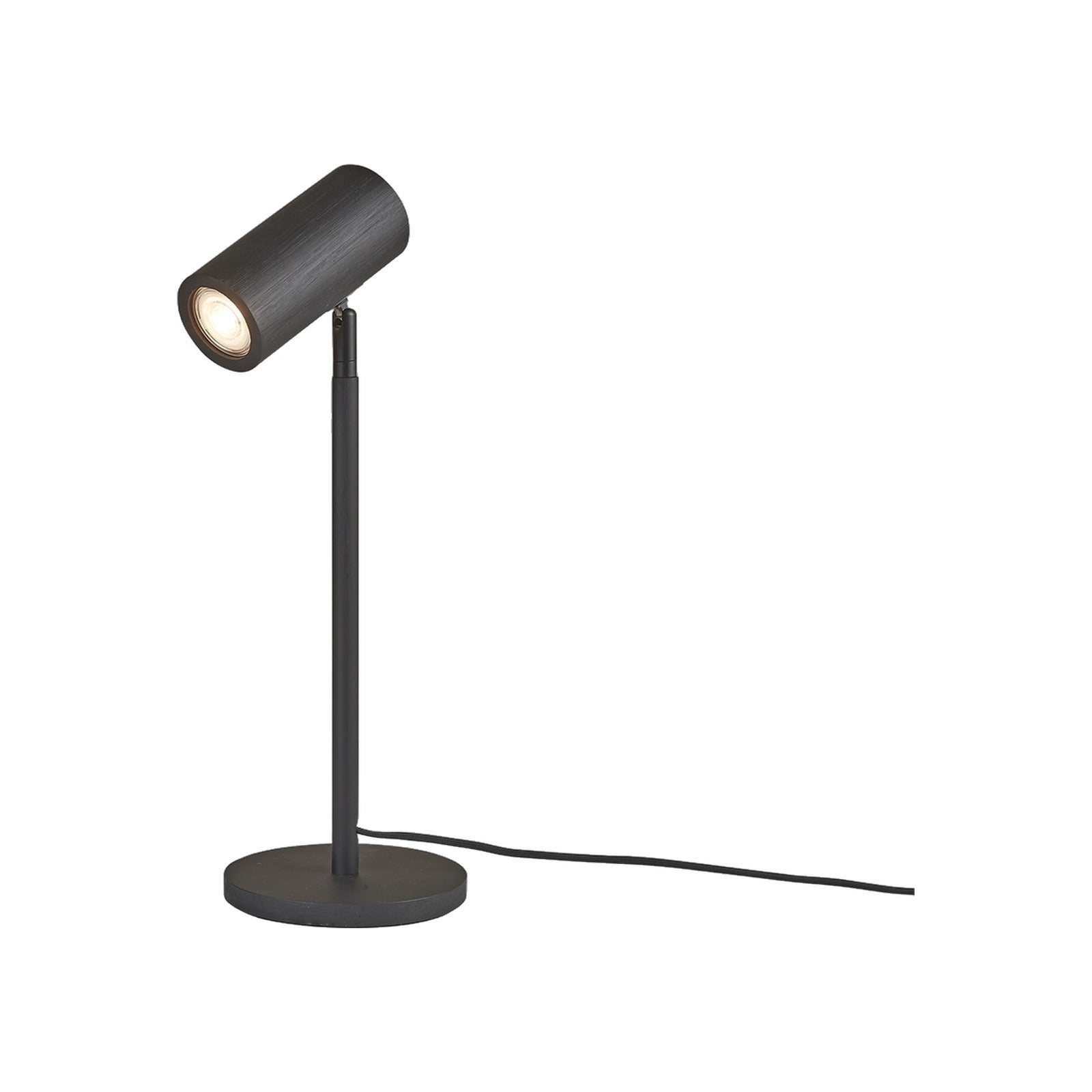 Lampe à poser Java bambou GU10 noir