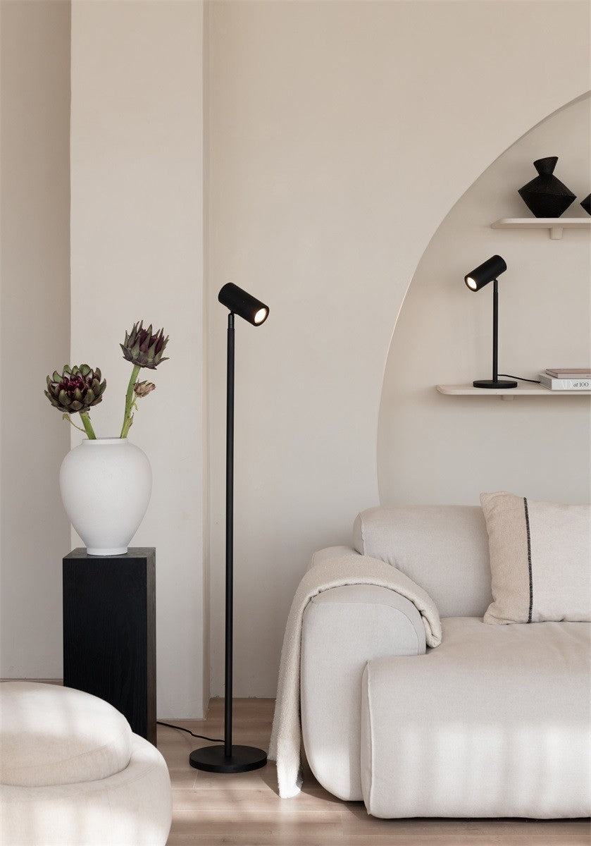 Lampe à poser Java bambou noir GU10, vue 5