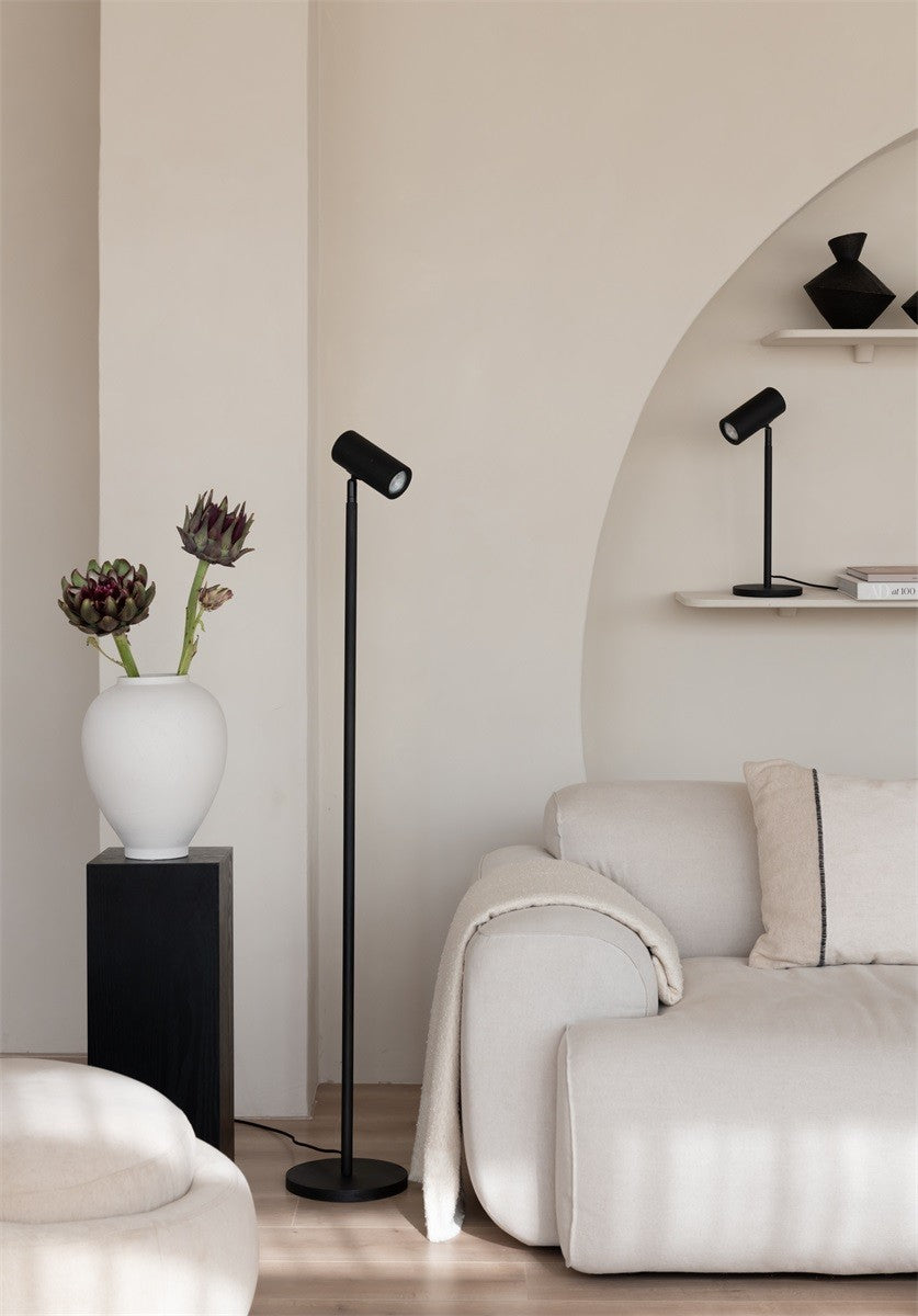 Lampe à poser Java bambou noir GU10, vue 6