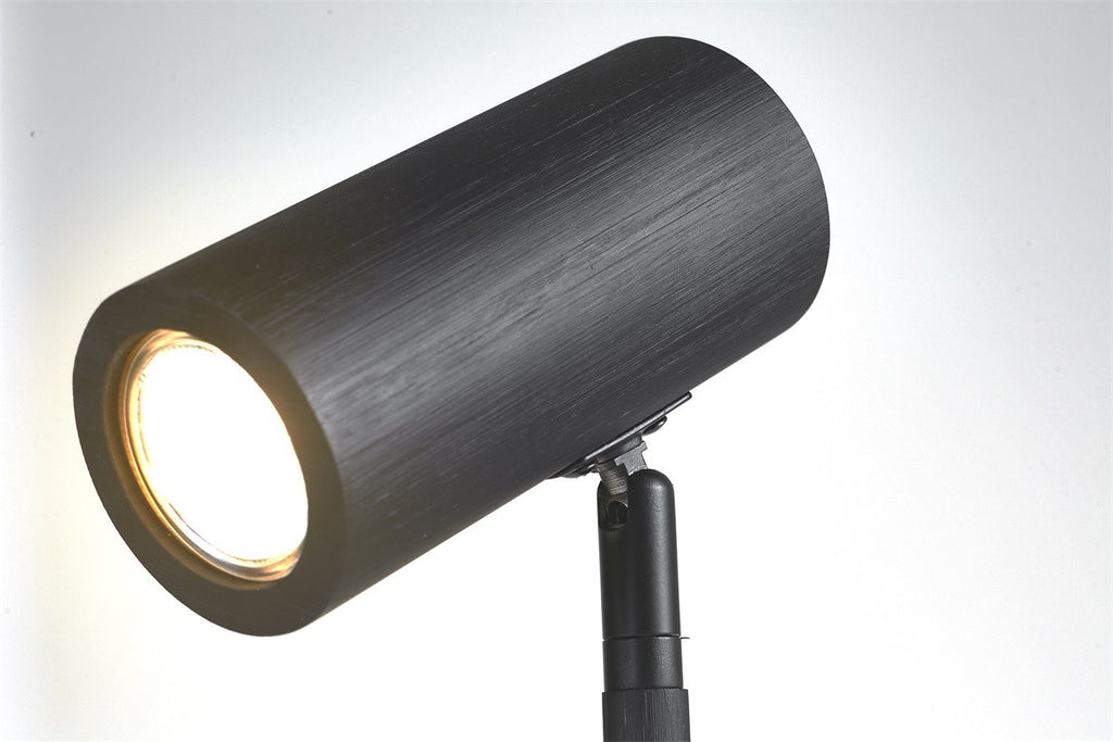Lampe à poser Java bambou noir GU10, vue 7