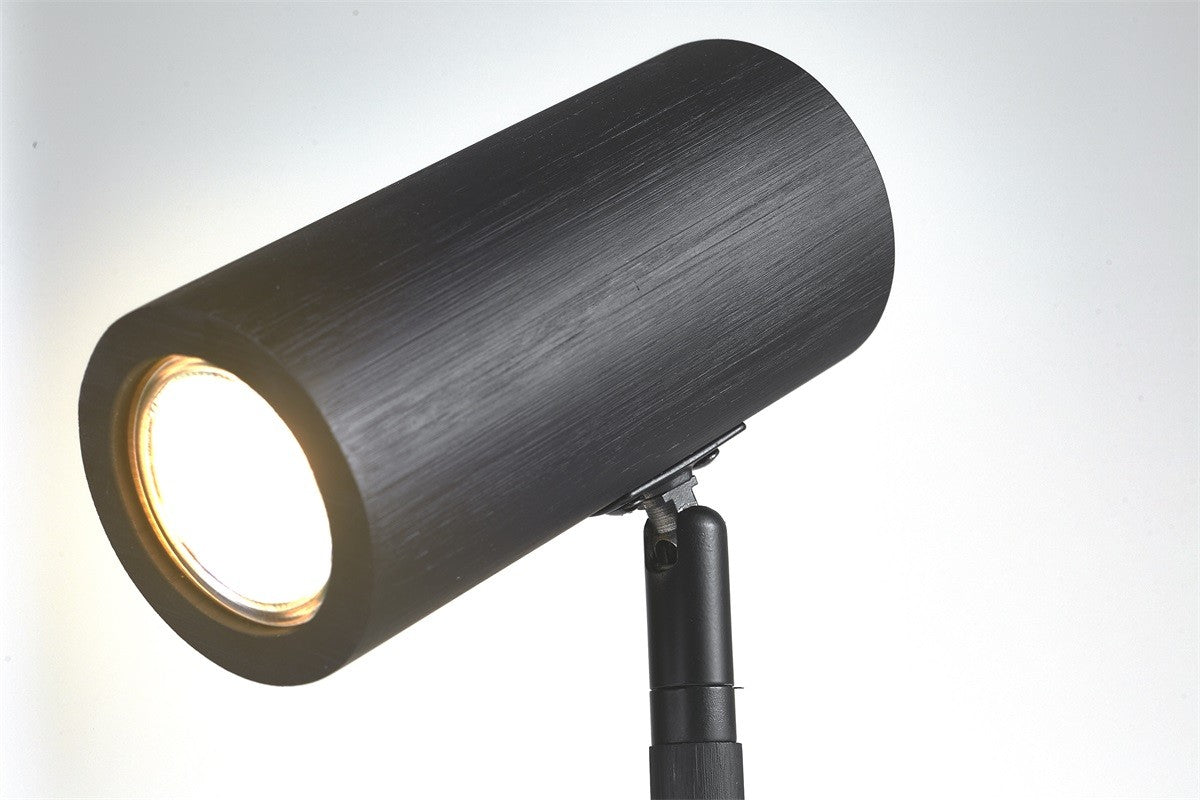 Lampe à poser Java bambou noir GU10, vue 7