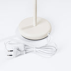 Lampe à poser Karbon spot cannelé beige en situation