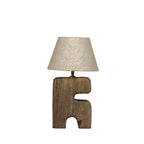 Lampe à poser L'Objet en bois brun 25 cm