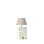 Lampe à poser L'Objet en papier mâché blanc 25 cm