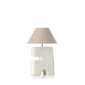 Lampe à poser L'Objet en papier mâché blanc 32 cm