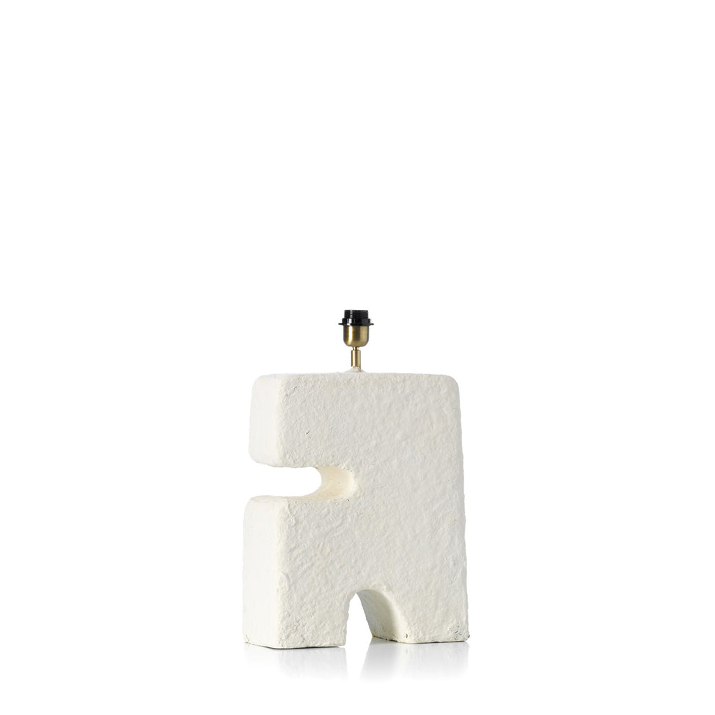 Lampe à poser L'Objet en papier mâché blanc 40 cm, vue 4