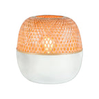 Lampe à poser Mekong bambou et blanc 29 cm E27