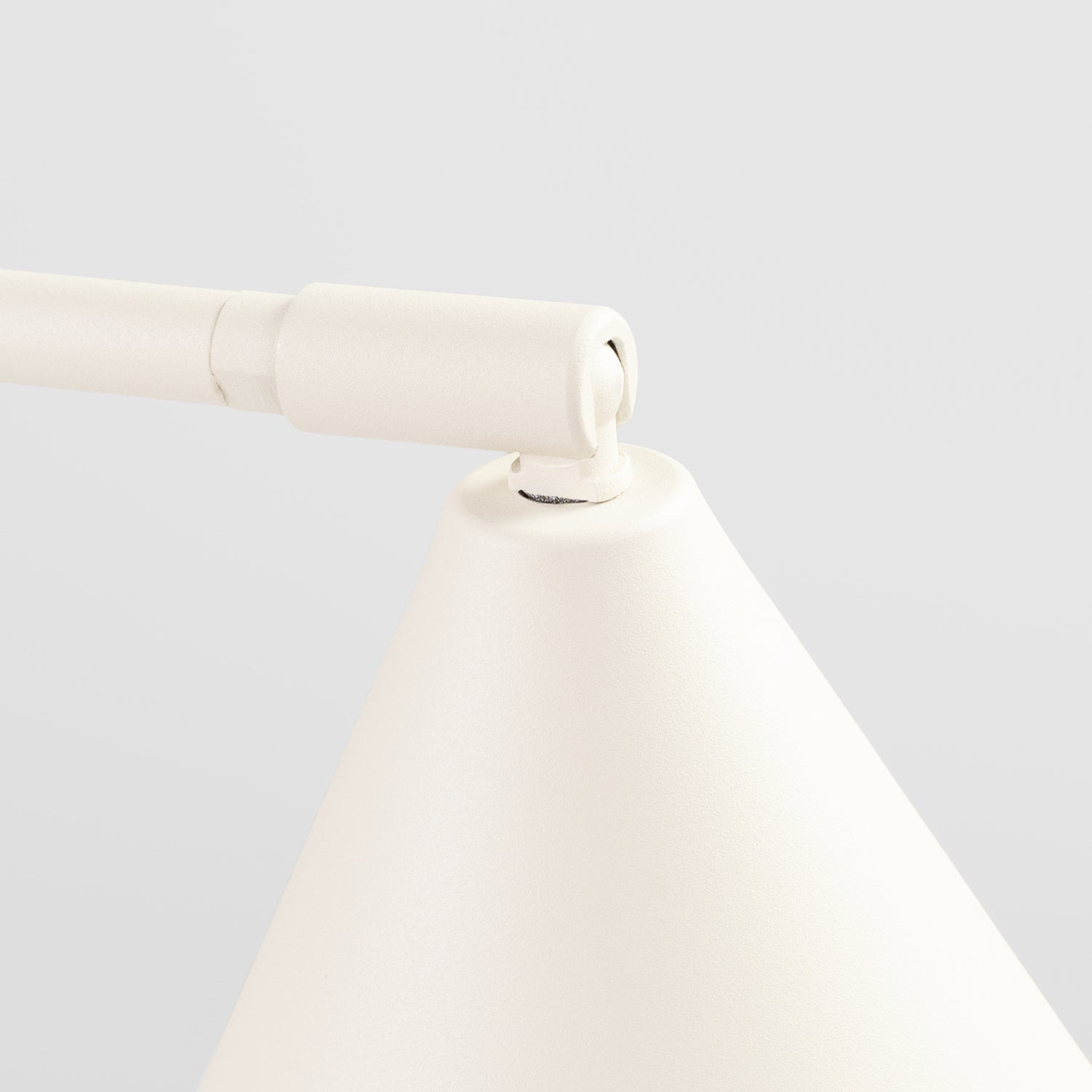 Lampe à poser Nox cône acier beige E14, vue 6
