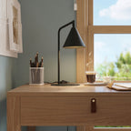 Lampe à poser Nox cône acier noir E14, vue 15