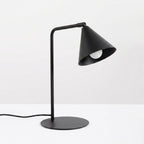Lampe à poser Nox cône acier noir E14, vue 2