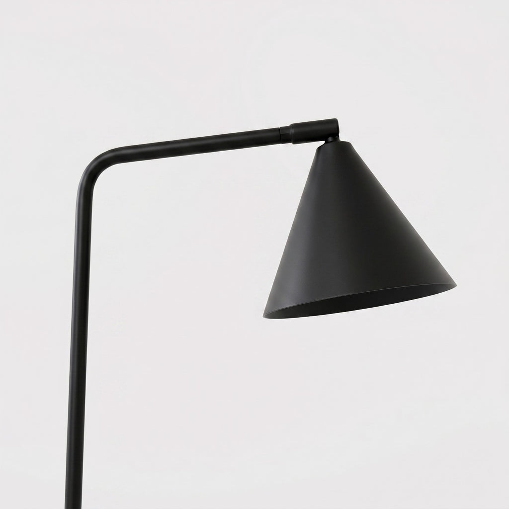 Lampe à poser Nox cône acier noir E14, vue 5