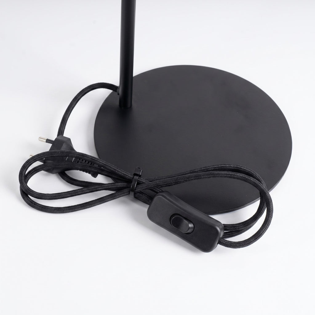 Lampe à poser Nox cône acier noir E14, vue 8