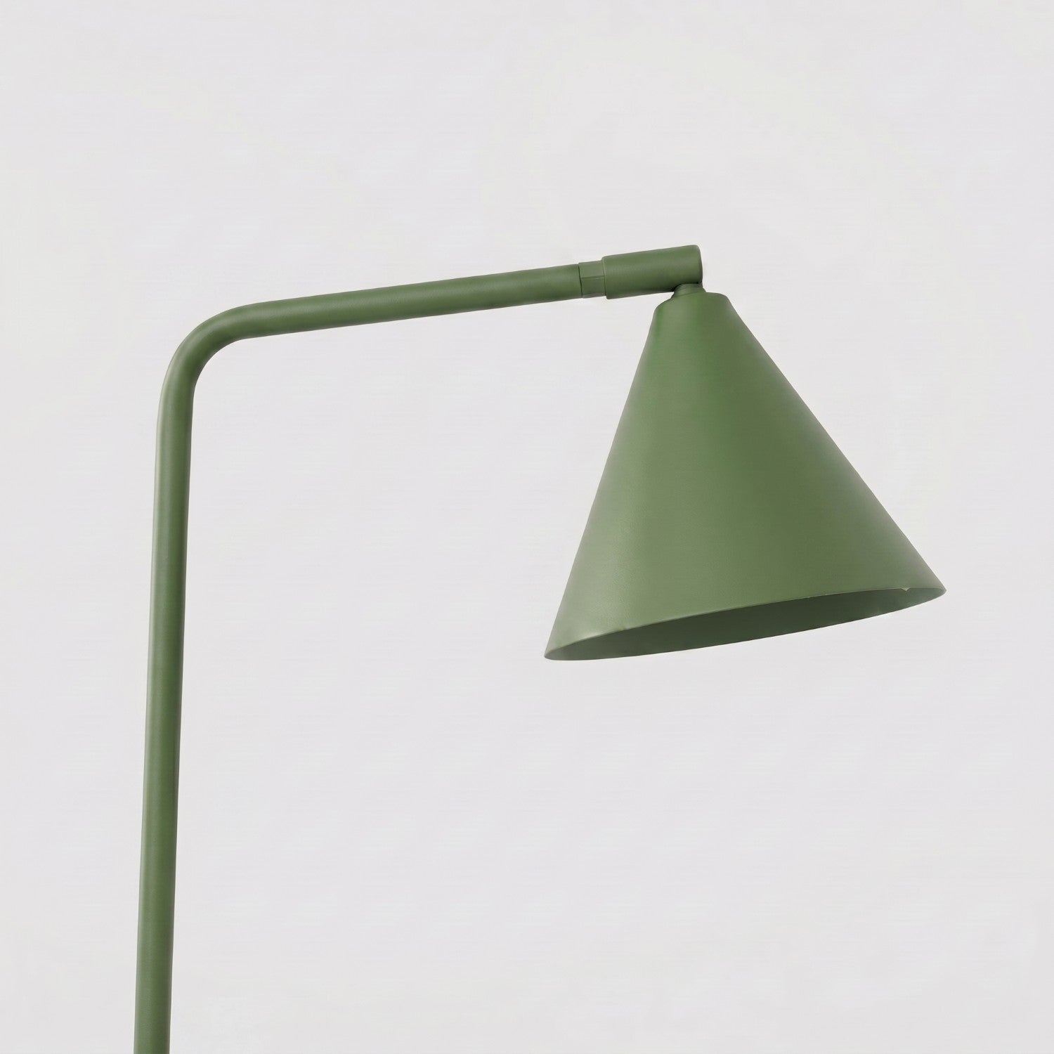 Lampe à poser Nox cône acier vert olive E14, vue 5