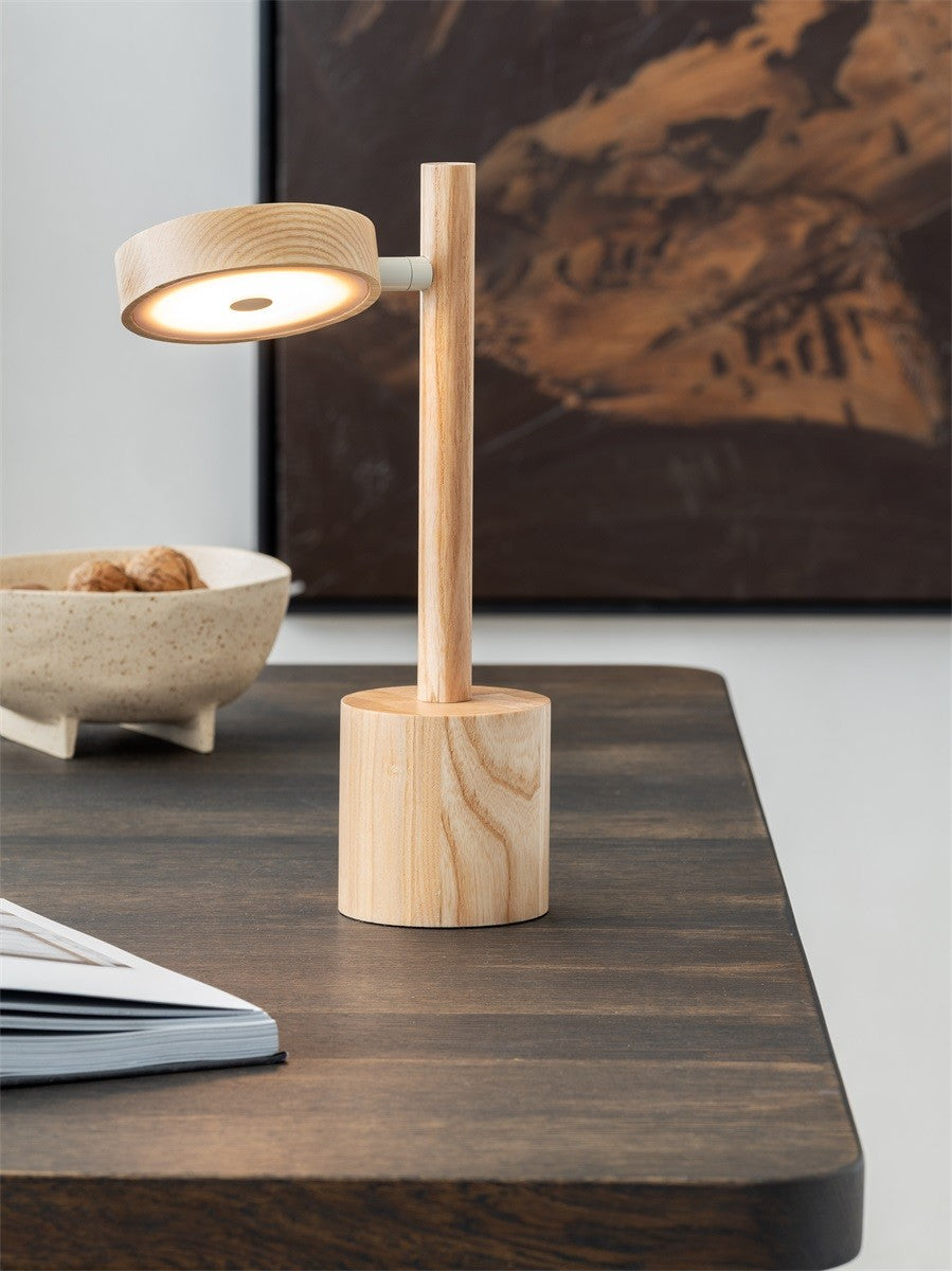 Lampe à poser Okinawa frêne naturel, vue 3