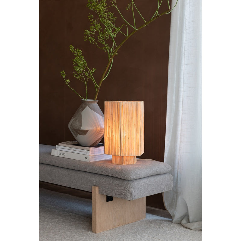 Dimensions Lámpara de mesa Panama rafia natural E27