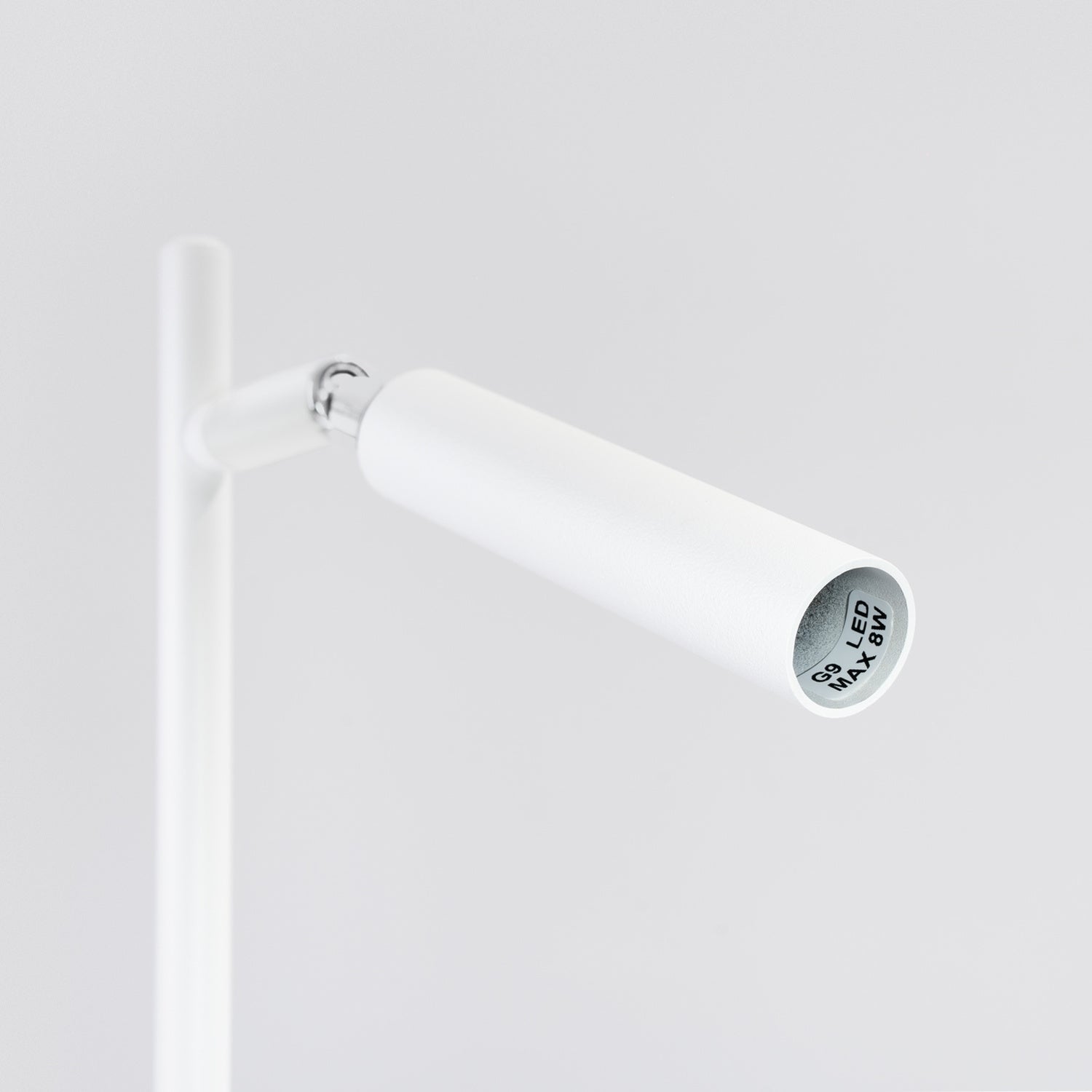 Lampe à poser Pastelo blanche G9 dans un intérieur