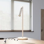 Lampe à poser Pastelo blanche G9 en situation dans un intérieur
